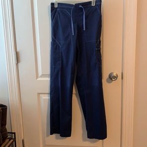 Scrub pants, cargo, navy